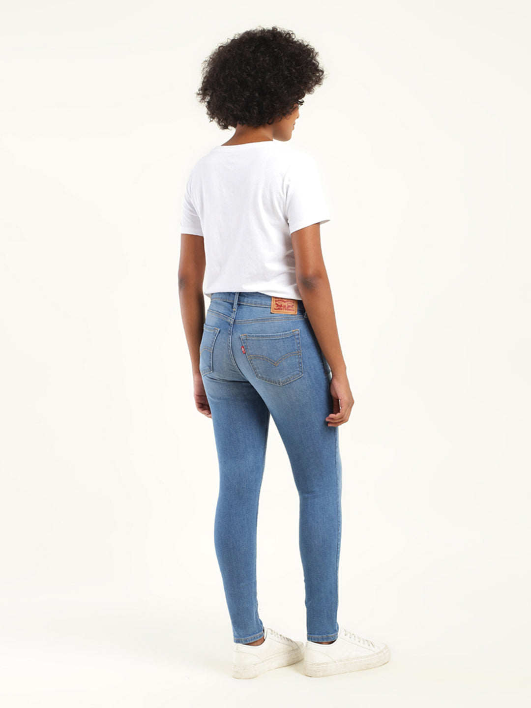 Women's Mid Rise 711 Skinny Fit Indigo Jeans