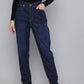 Women's High Rise 80's New Mom Relaxed Tapered Fit Jeans