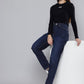 Women's High Rise 80's New Mom Relaxed Tapered Fit Jeans