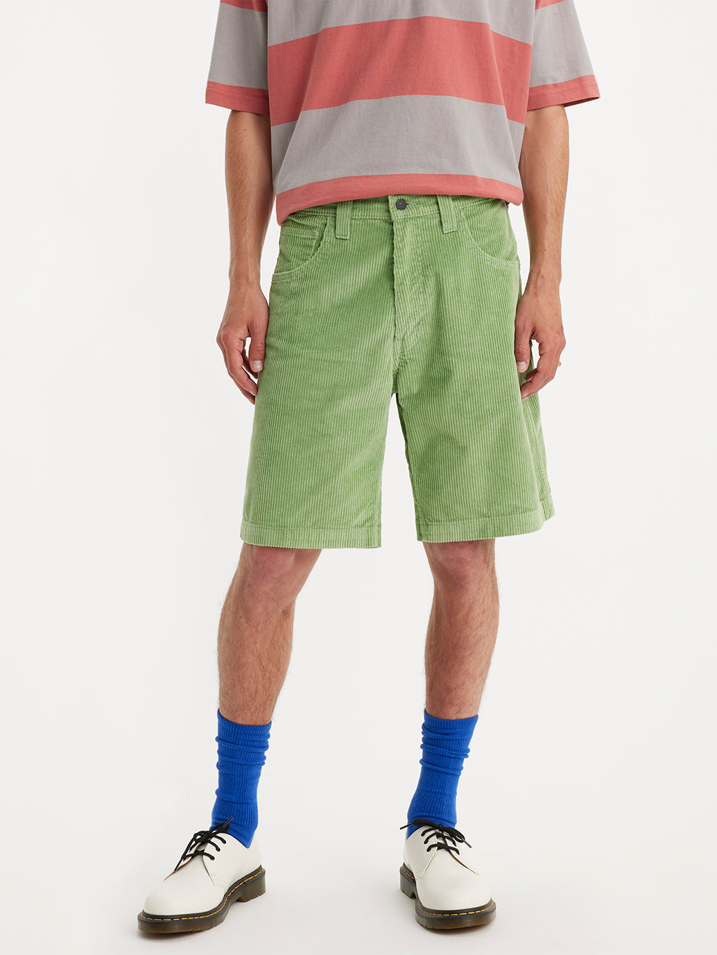 Men's Green Slim Fit Shorts