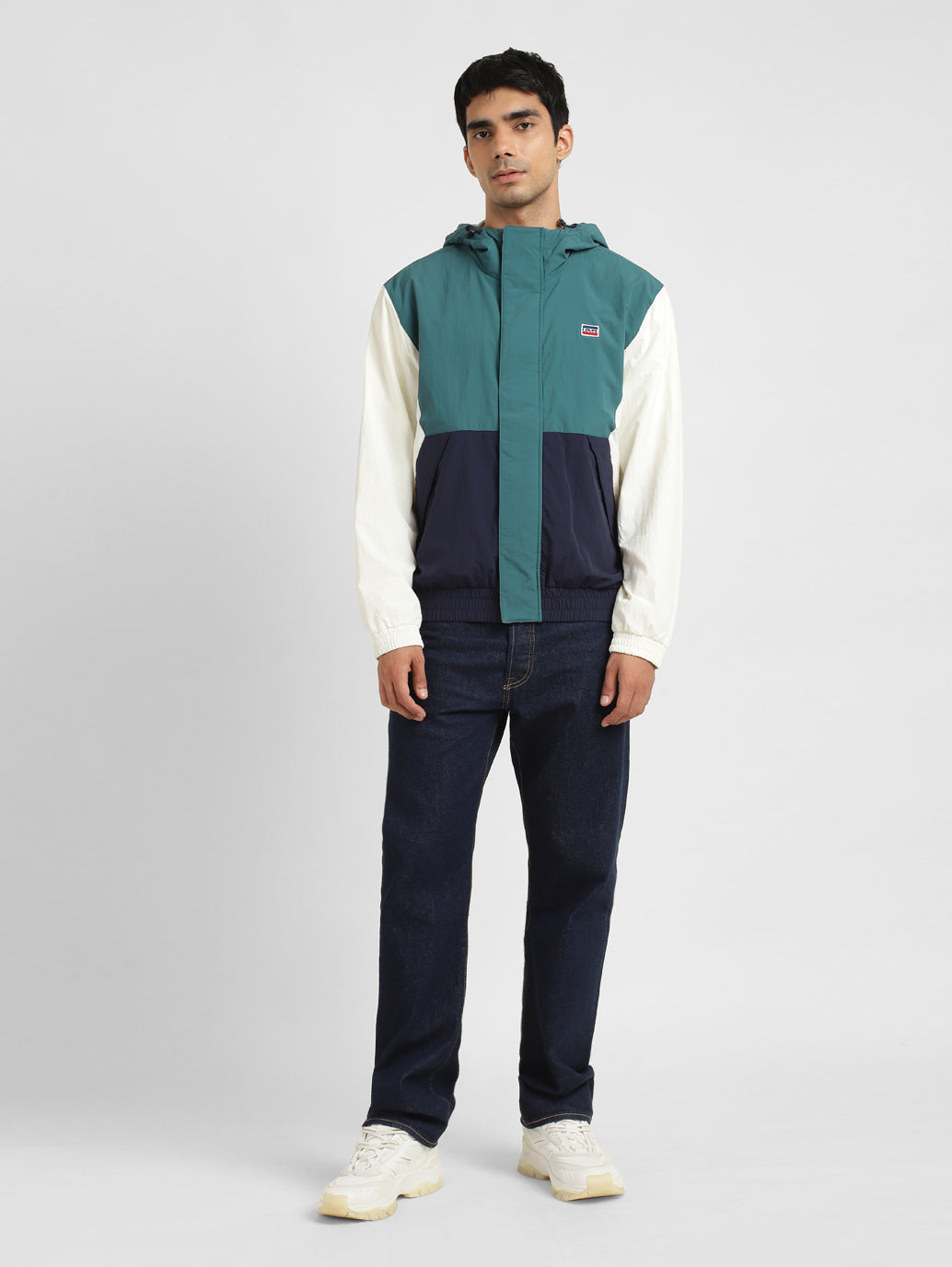 Men's Colorblock Multi Hooded Jacket