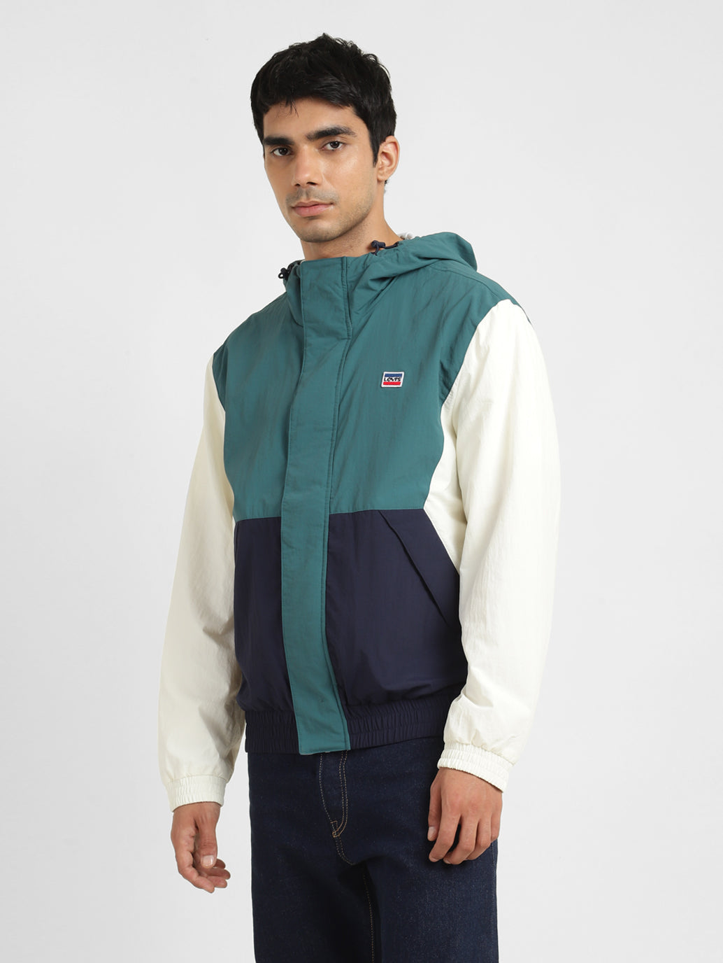 Men's Colorblock Multi Hooded Jacket