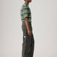 Men's 568 Green Loose Fit Mid Rise Jeans - Side View