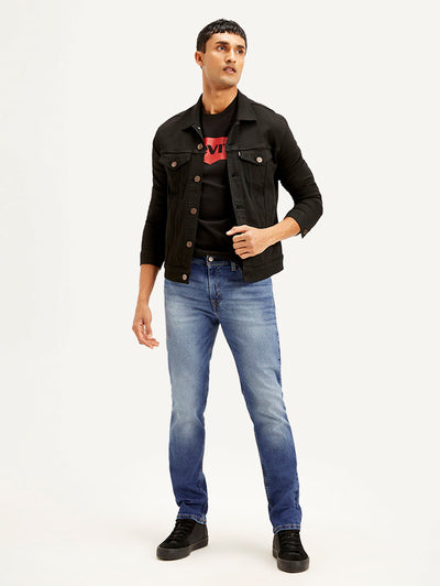 levi's Men's 511 Blue Slim Fit Mid Rise Jeans-picture-41