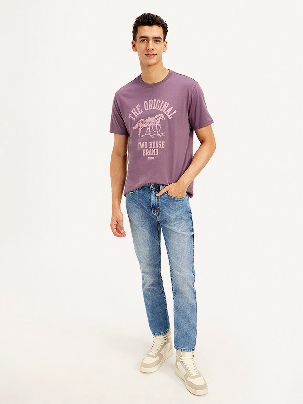 Men's Regular Fit Blue Jeans