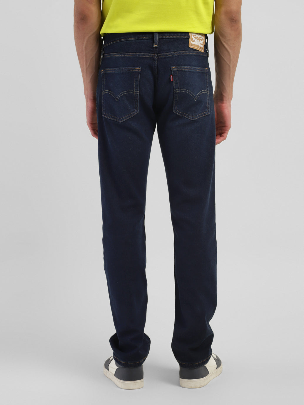 Men's 513 Blue Slim Straight Fit Mid Rise Jeans - ce97b9f1-6a65-4b0c-ba90-4e34b050f6ad View