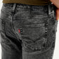 Men's 513 Slim Straight Fit Charcoal-Grey Jeans