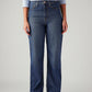 Women's Blue Ribcage Straight Fit High Rise Jeans - Front View