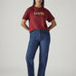 Women's Blue Ribcage Straight Fit High Rise Jeans - Styleshot View