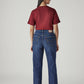 Women's Blue Ribcage Straight Fit High Rise Jeans - Back View