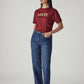 Women's Blue Ribcage Straight Fit High Rise Jeans - Side View