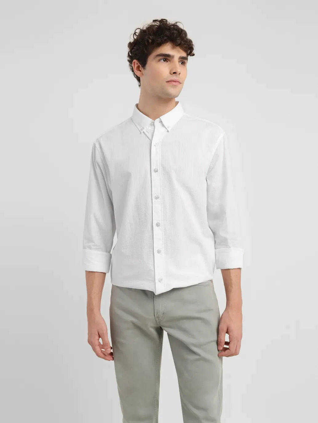 Men's Solid Slim Fit Shirt