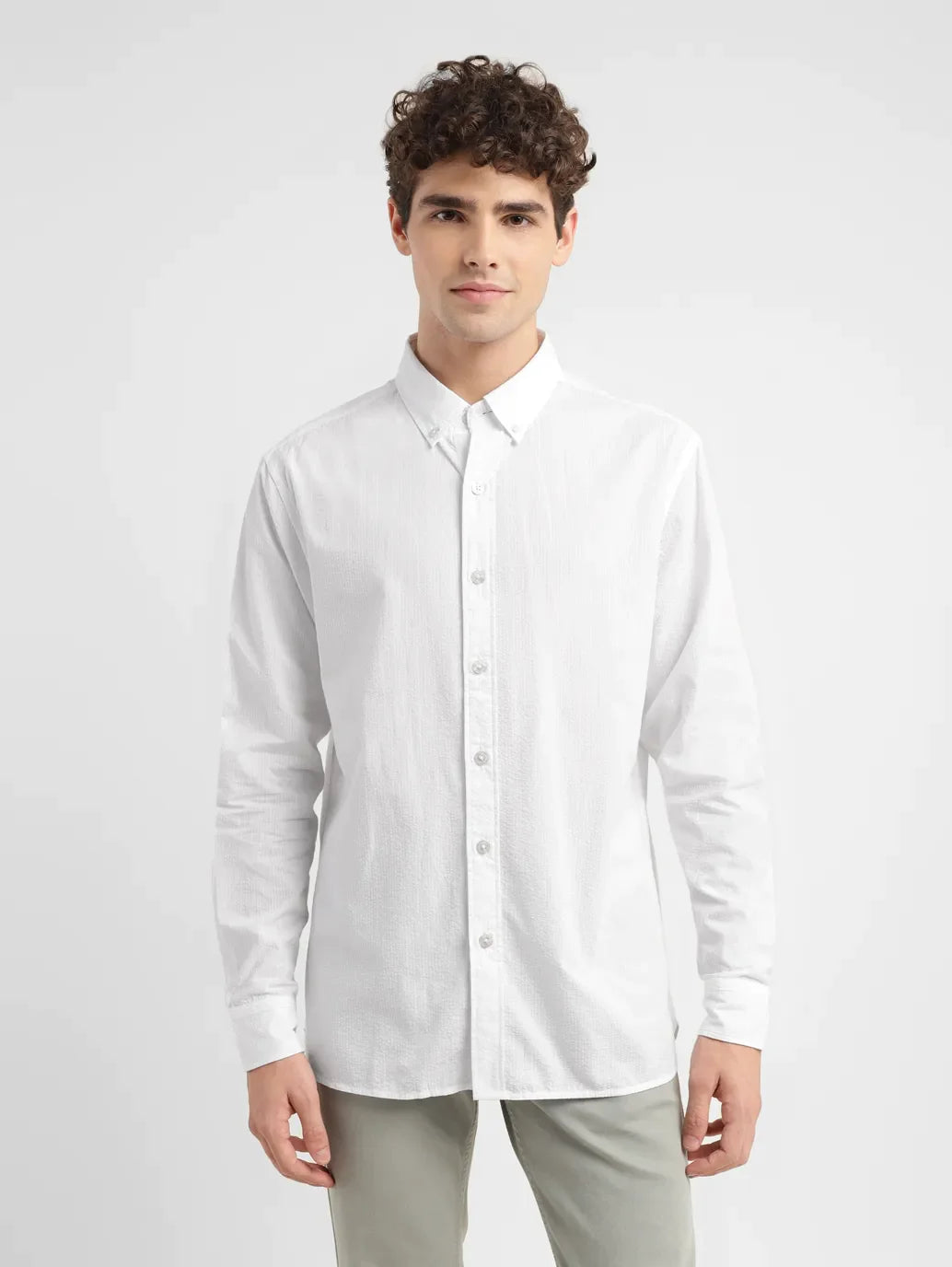 Men's Solid Slim Fit Shirt