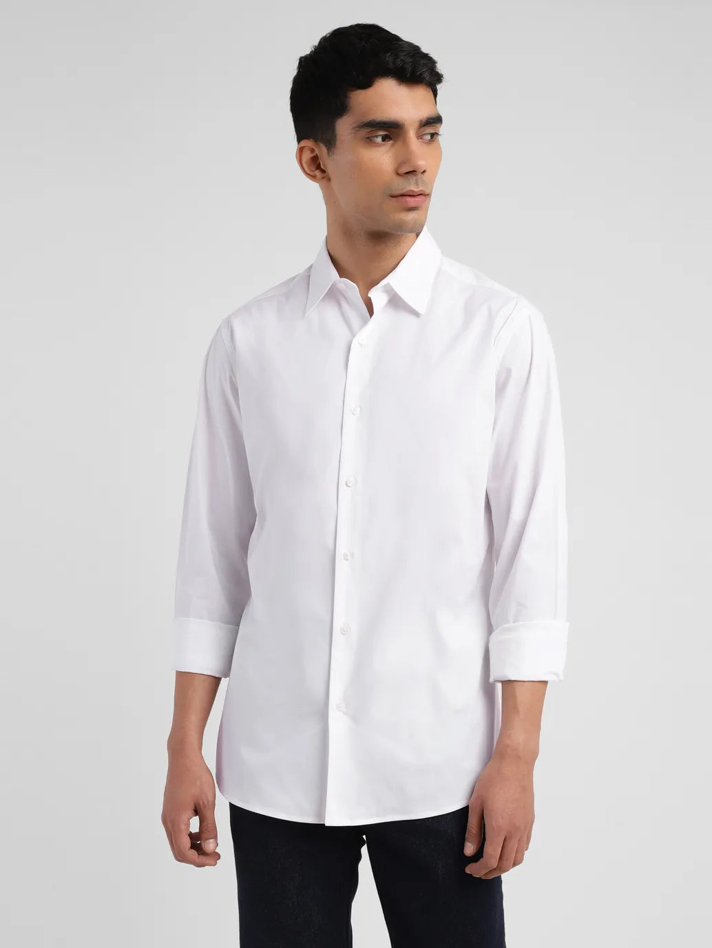 Men's Solid Slim Fit Shirt