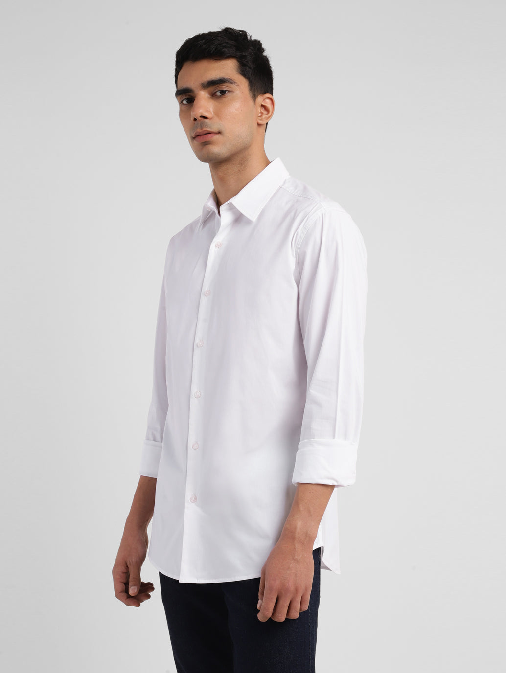 Men's Solid Slim Fit Shirt