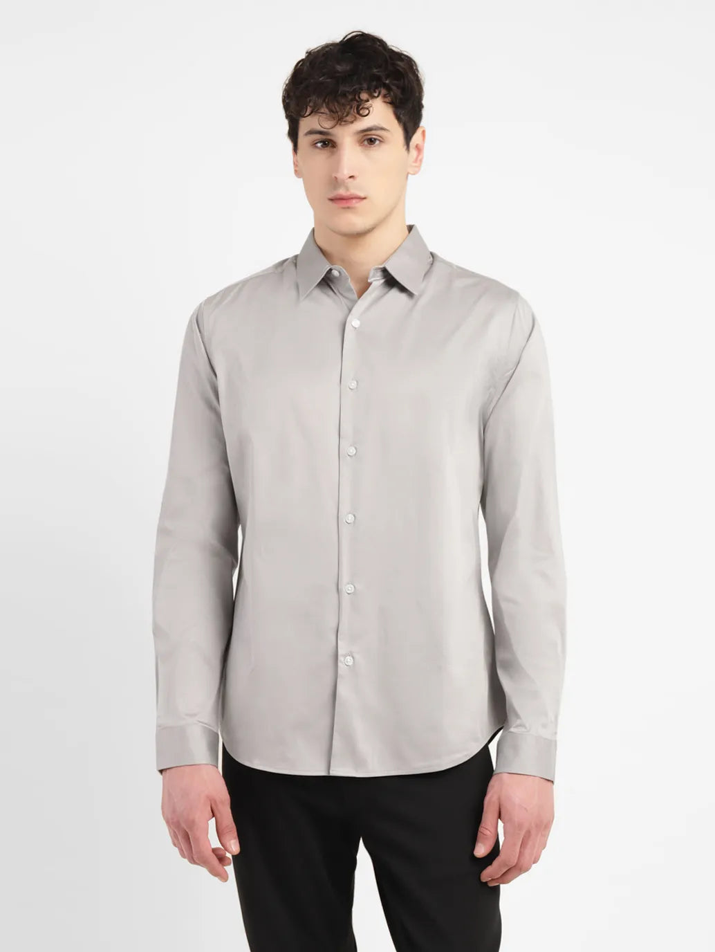 Men's Solid Slim Fit Shirt