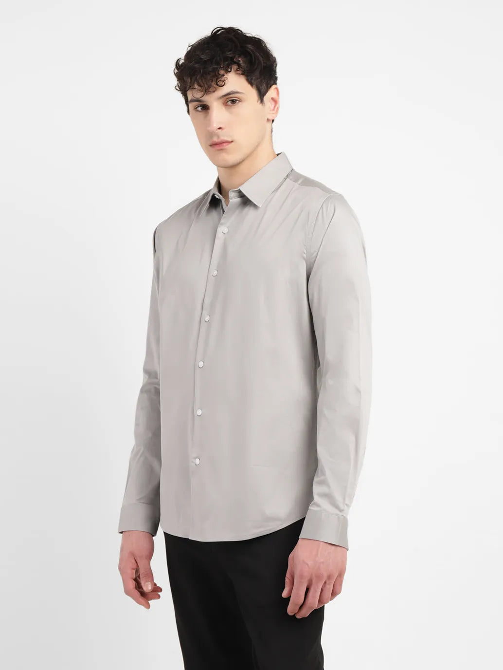 Men's Solid Slim Fit Shirt