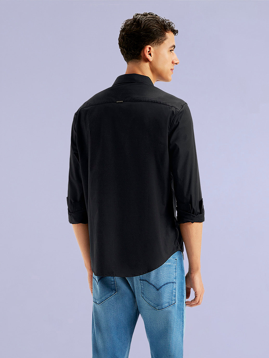 Men's Redloop Solid Spread Collar Shirt - af85333d-2632-4a6b-a9cd-bf2aca0c6c60 View
