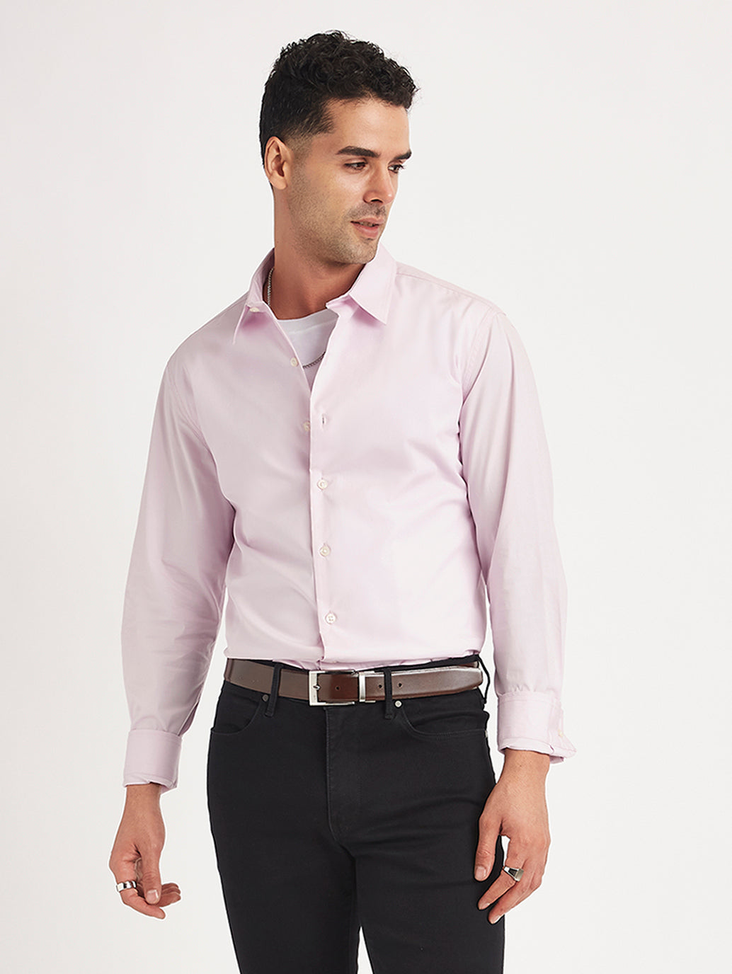 Men's Solid Slim Fit Shirt