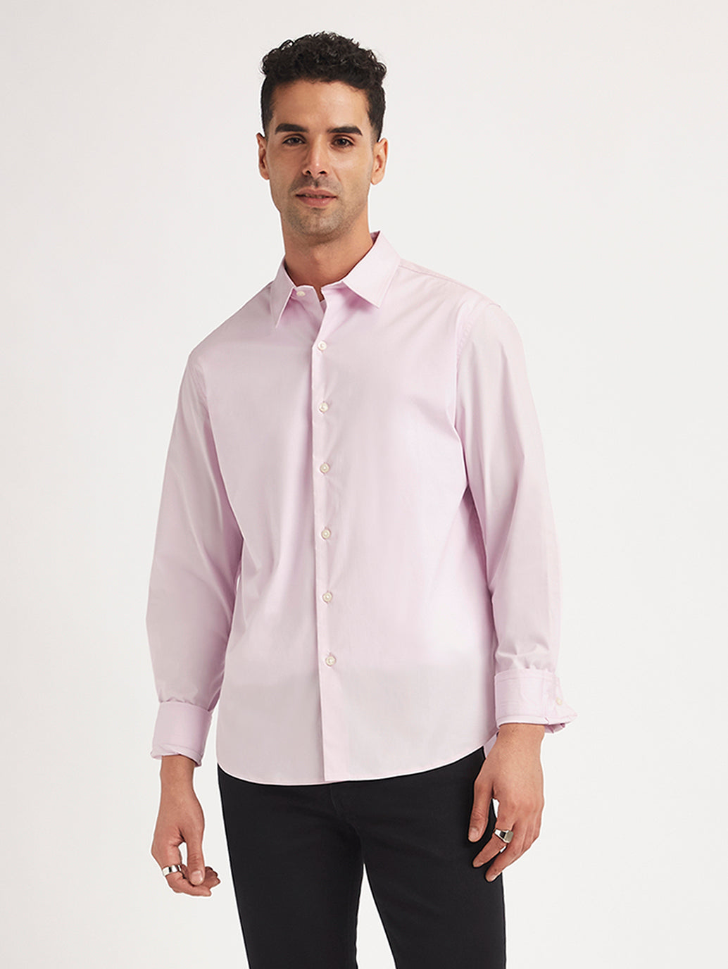 Men's Solid Slim Fit Shirt