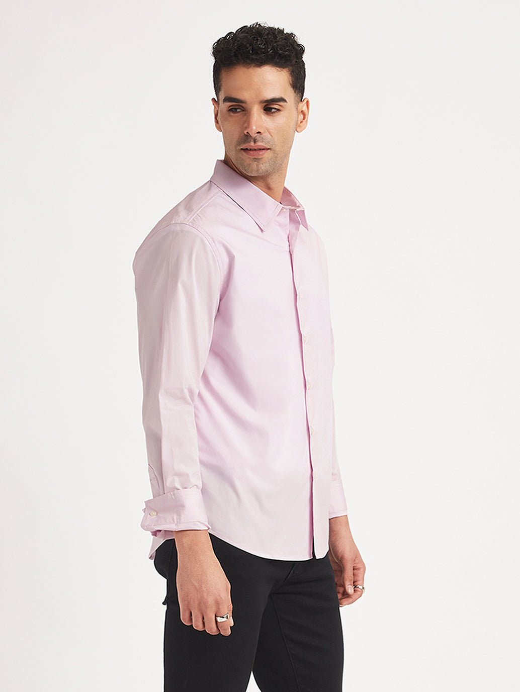 Men's Solid Slim Fit Shirt