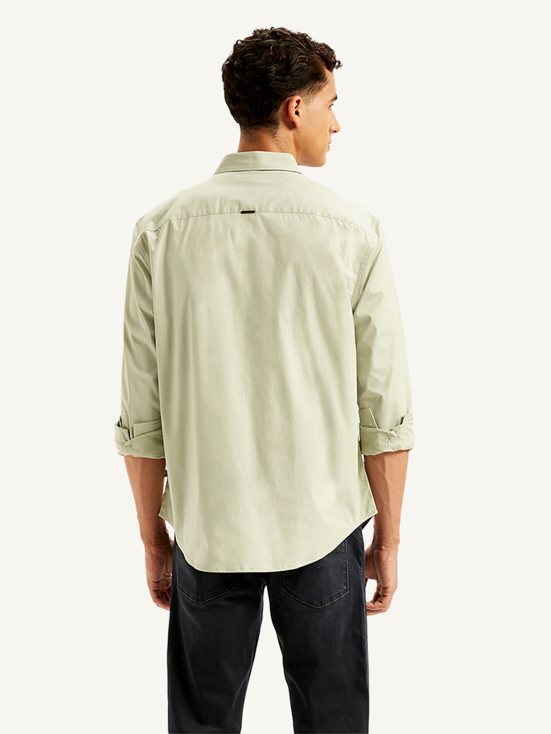 Men's Solid Slim Fit Shirt