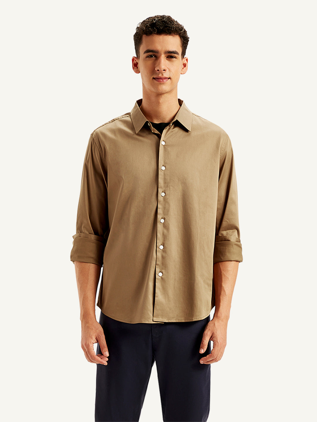 Men's Solid Slim Fit Shirt