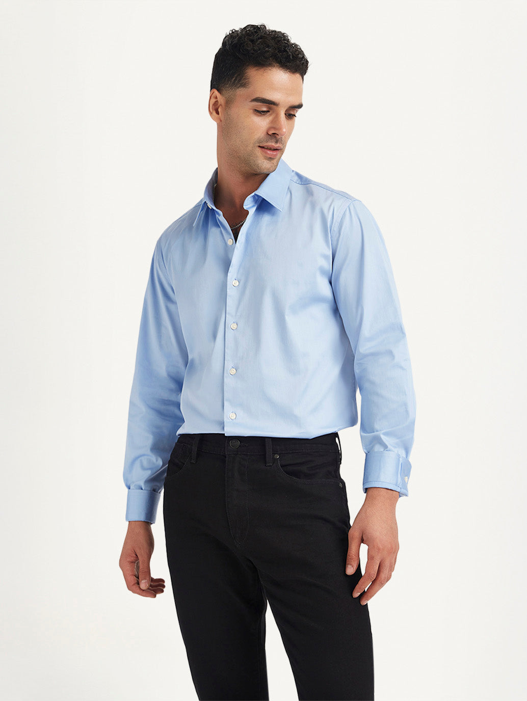 Men's Solid Slim Fit Shirt