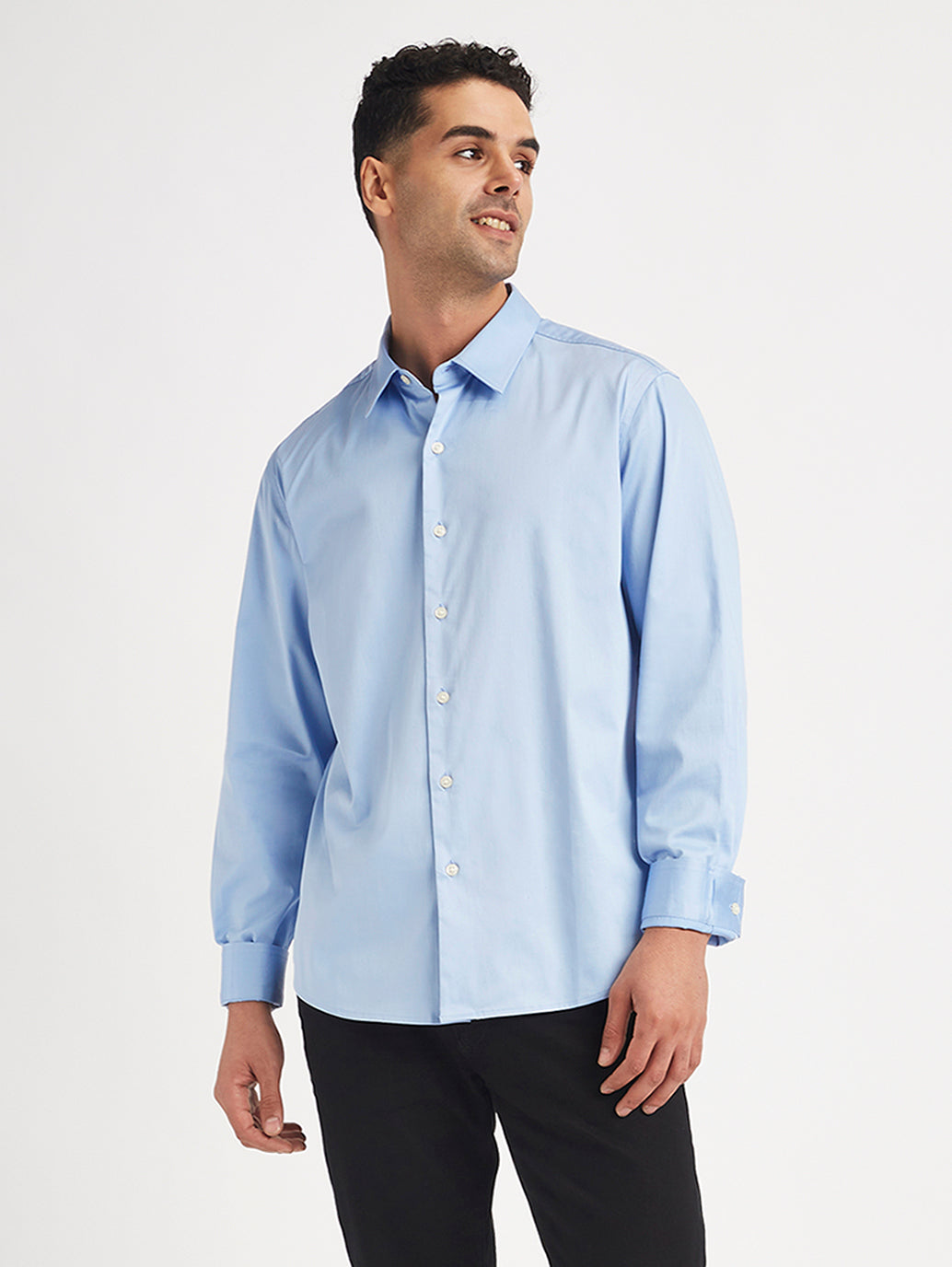 Men's Solid Slim Fit Shirt