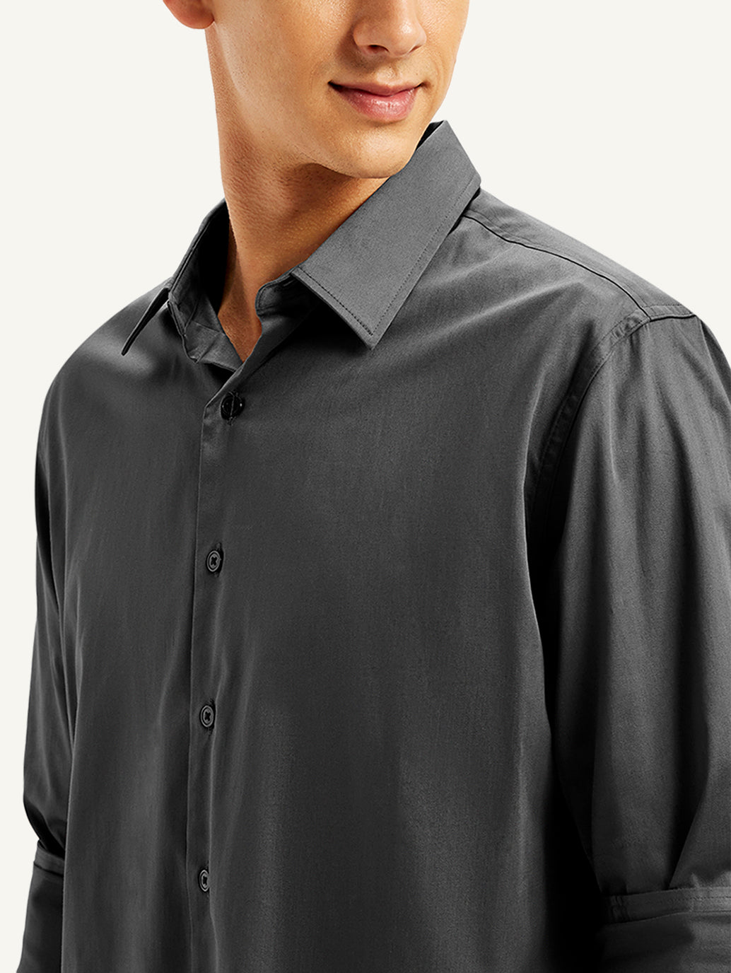 Men's Solid Slim Fit Shirt