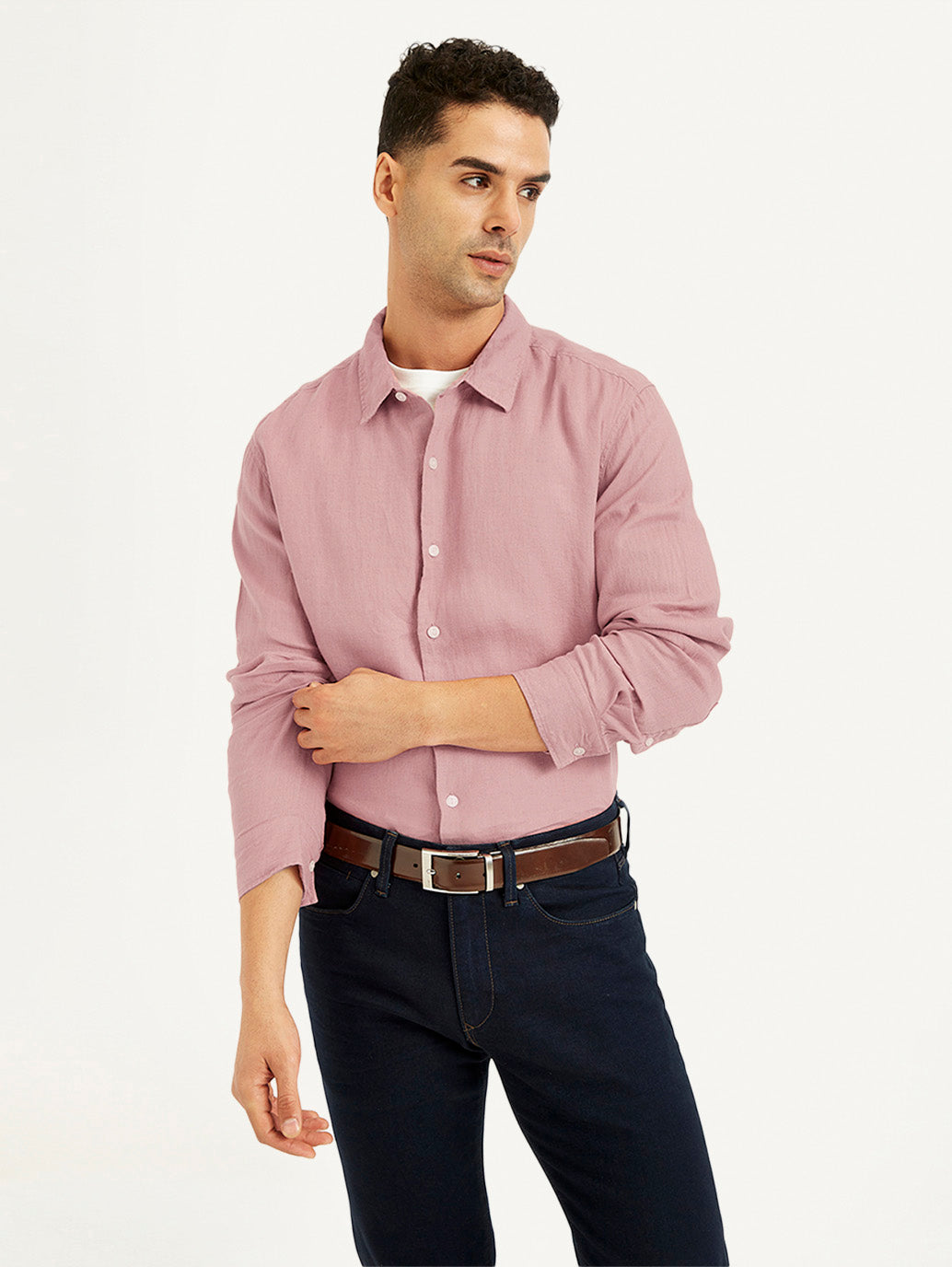 Men's Solid Slim Fit Shirt