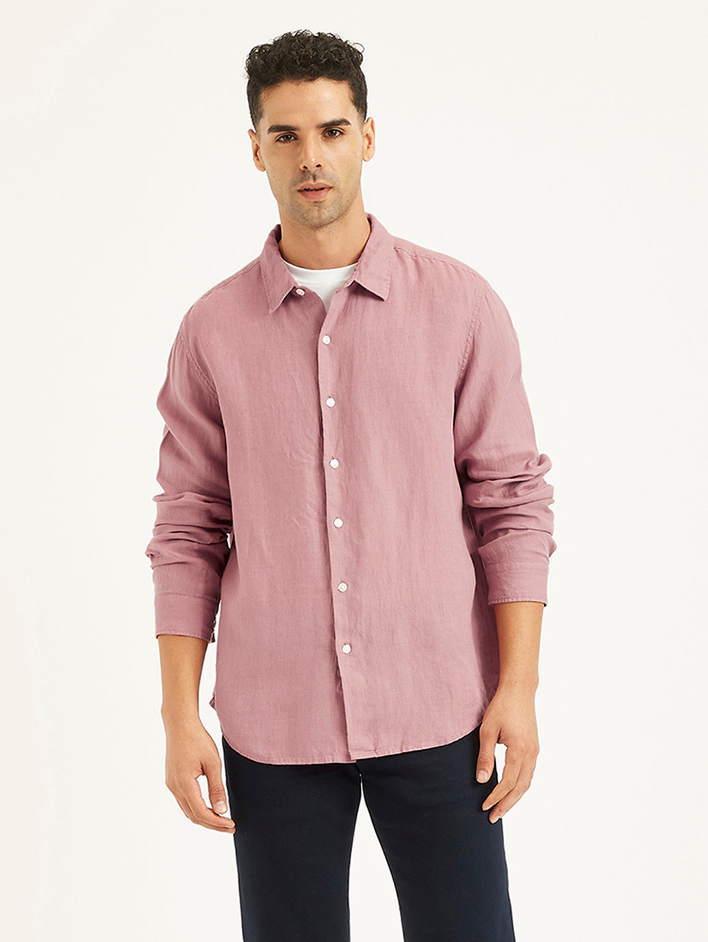 Men's Solid Slim Fit Shirt