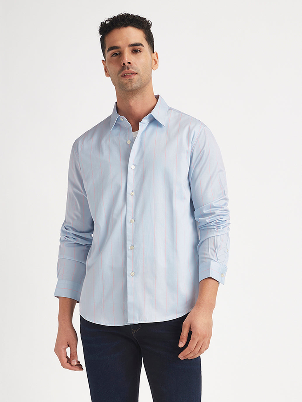 Men's Striped Slim Fit Shirt