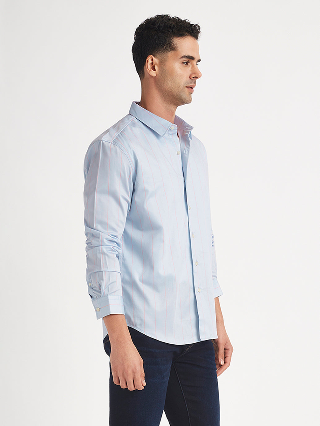 Men's Striped Slim Fit Shirt