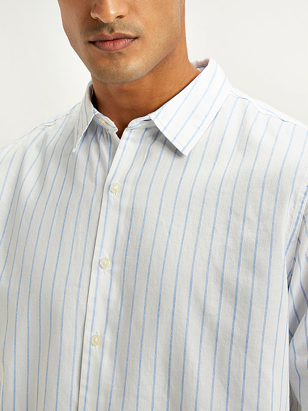 Men's Redloop Striped Slim Fit Shirt - 5c83dff0-bd1e-4699-897f-4edd9f8b5fea View