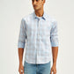 Men's Checkered Spread Collar Shirt