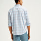 Men's Checkered Spread Collar Shirt