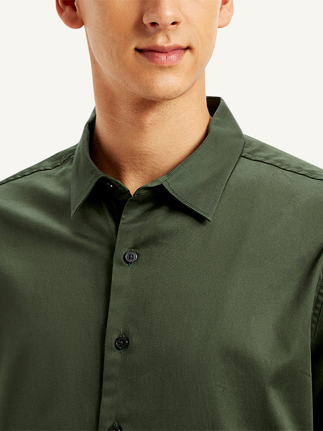 Men's Solid Slim Fit Shirt