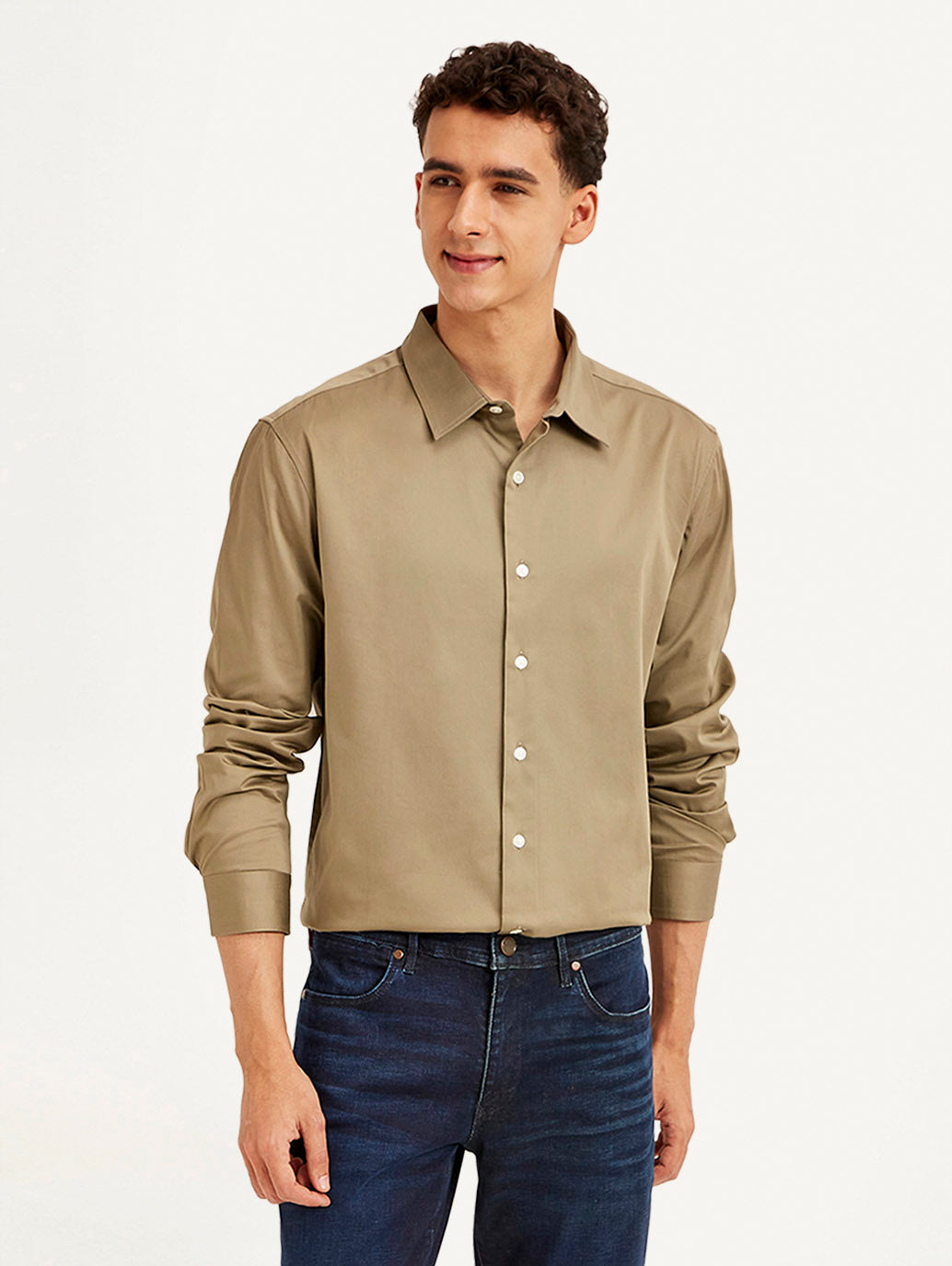 Men's Redloop Solid Slim Fit Shirt