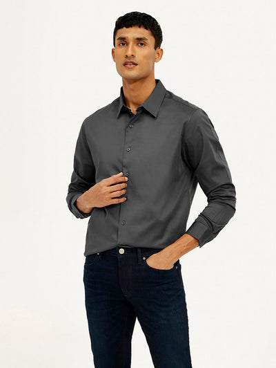 Men's Redloop Solid Slim Fit Shirt