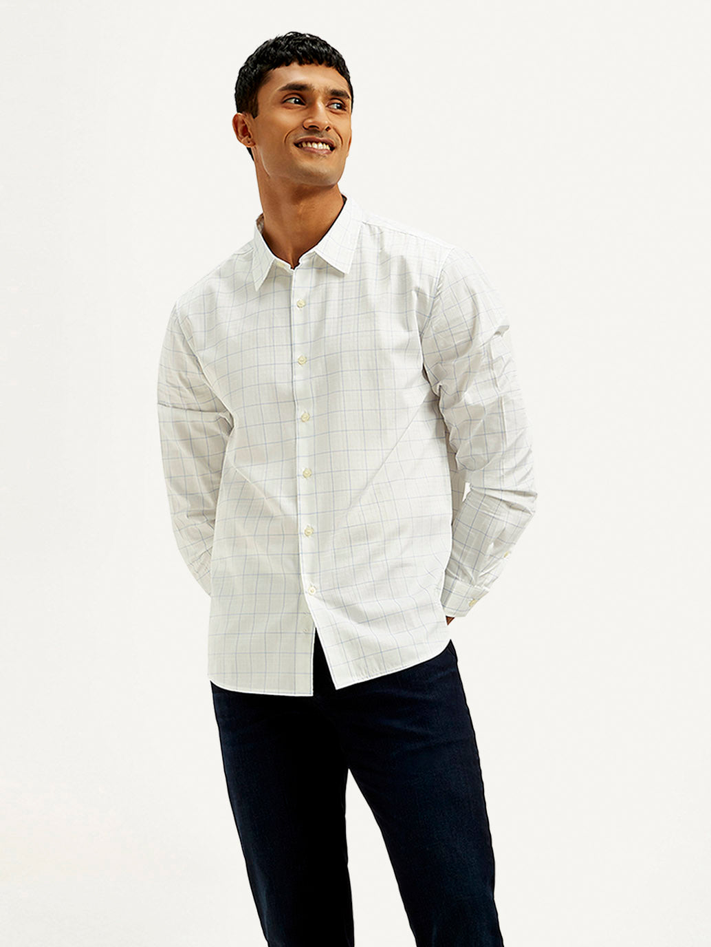 Men's Redloop Checkered Slim Fit Shirt
