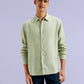 Men's Redloop Solid Slim Fit Linen Shirt - c8467a31-2b1a-49c3-b220-91f69c4614d3 View