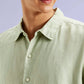 Men's Redloop Solid Slim Fit Linen Shirt - a473112a-dedf-41ce-bd71-3831c32b77e0 View