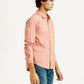Men's Redloop Solid Slim Fit Shirt - Side View