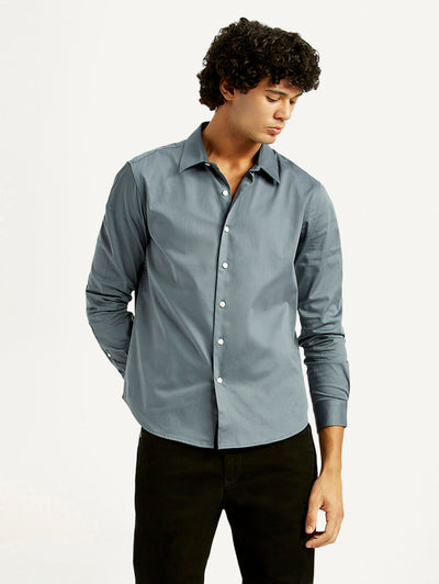 levi's Men's Redloop Solid Slim Fit Shirt-picture-30