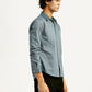 Men's Redloop Solid Slim Fit Shirt - Side View