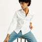 Men's Redloop Solid Slim Fit Shirt - Elevated View