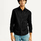 Men's Redloop Solid Slim Fit Shirt - Front View