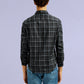 Men's Redloop Checkered Charcoal Grey Slim Fit Shirt - 81acb7e5-0f4b-4b94-b48d-88ed3036384c View