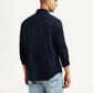 Men's Solid Navy Slim Fit Shirt - 887f4ea3-83b4-4ab8-9fb9-54b1388ab518 View